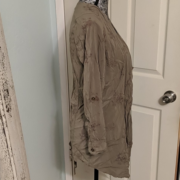 ✨50% OFF✨ Knox Rose olive floral embroidery jacket - Picture 3 of 8